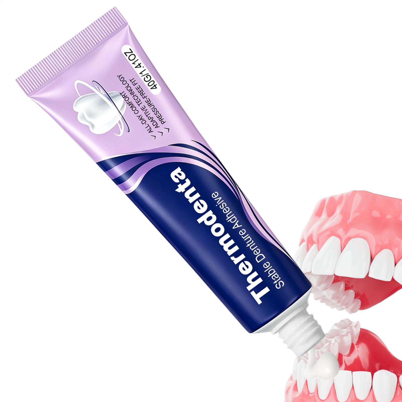 Home Security Usa - Denture Adhesive 40g Long Lasting Strong
