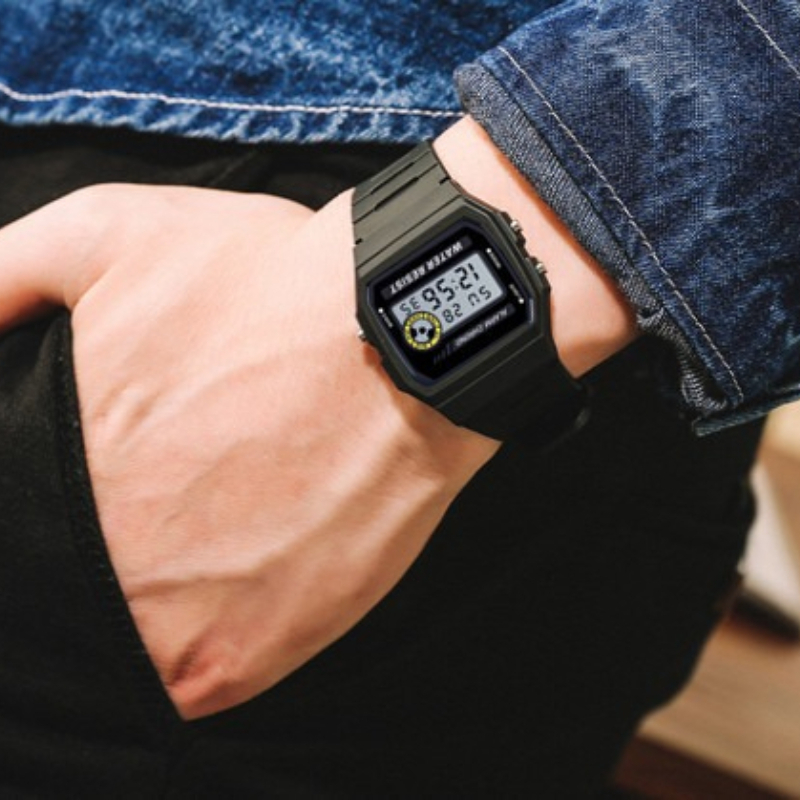 Home Security Electronics - Women's Square Multi Functional Digital Timing