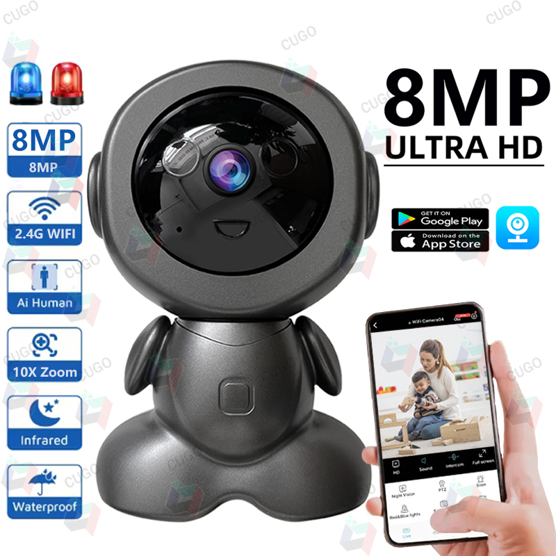8MP Wifi Surveillance Robot Ca - đánh giá và giá Home Security Robot