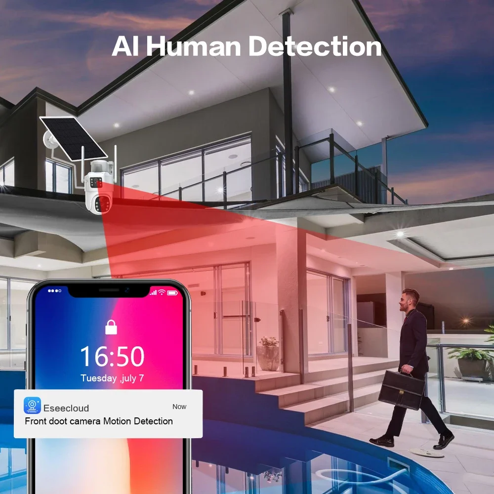 4K 8MP Dual Lens Wifi Solar CC - đánh giá và giá Home Security Kit With Camera
