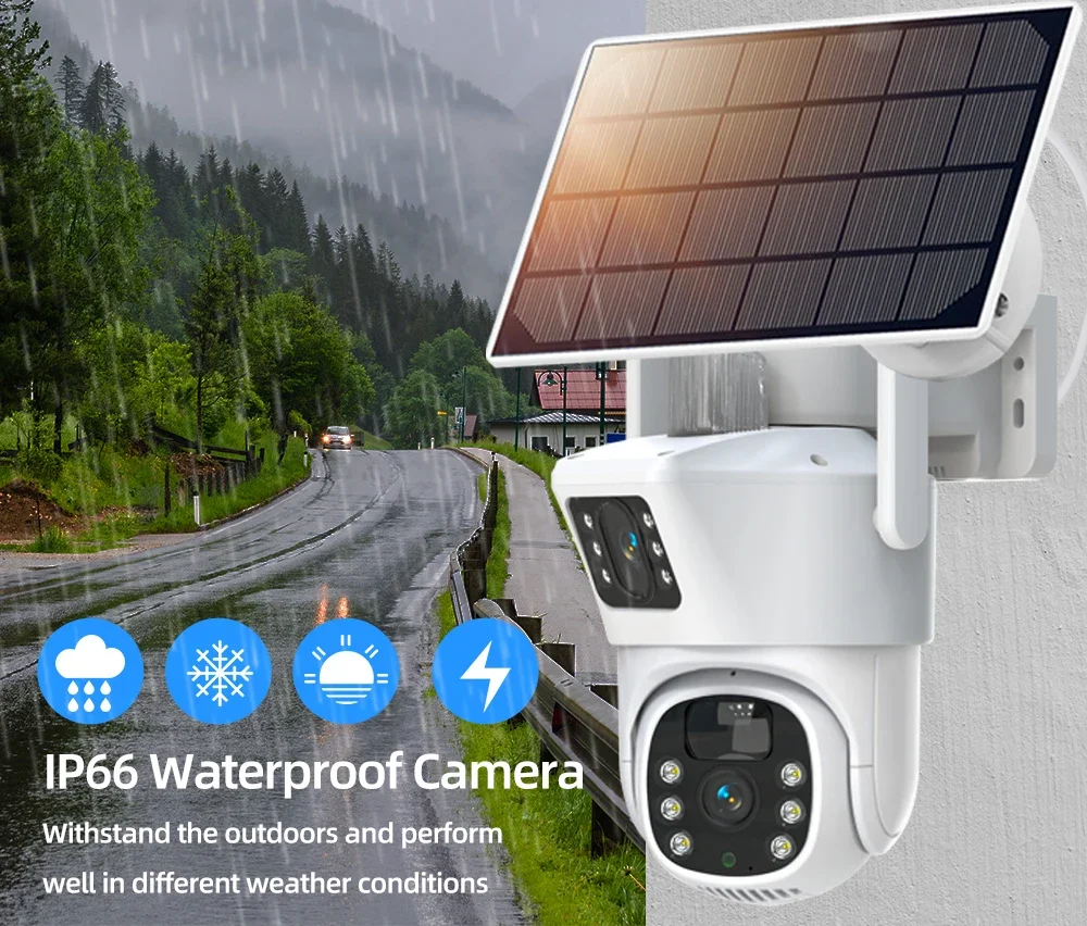 4K 8MP Dual Lens Wifi Solar CC - đánh giá và giá Home Security Kit With Camera