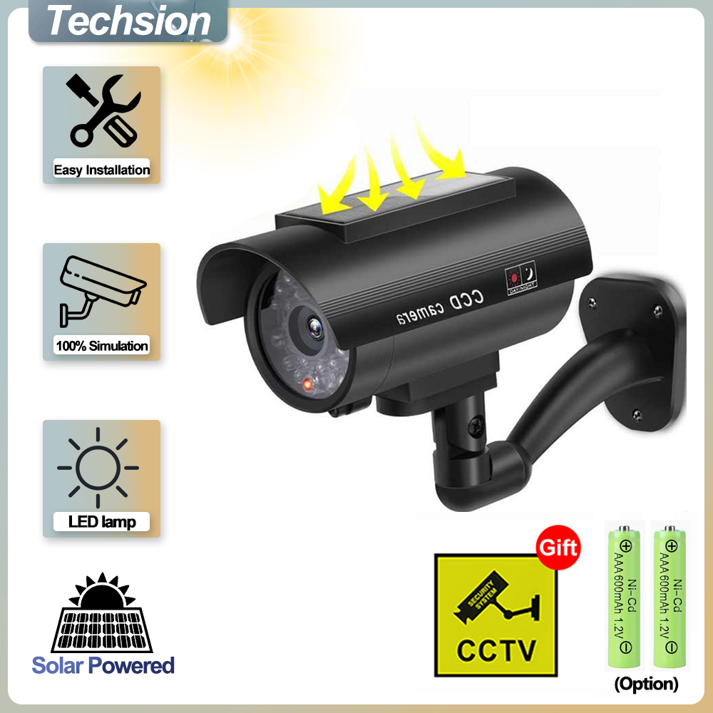 Solar Panel Dummy Surveillance - đánh giá và giá Solar Security Light