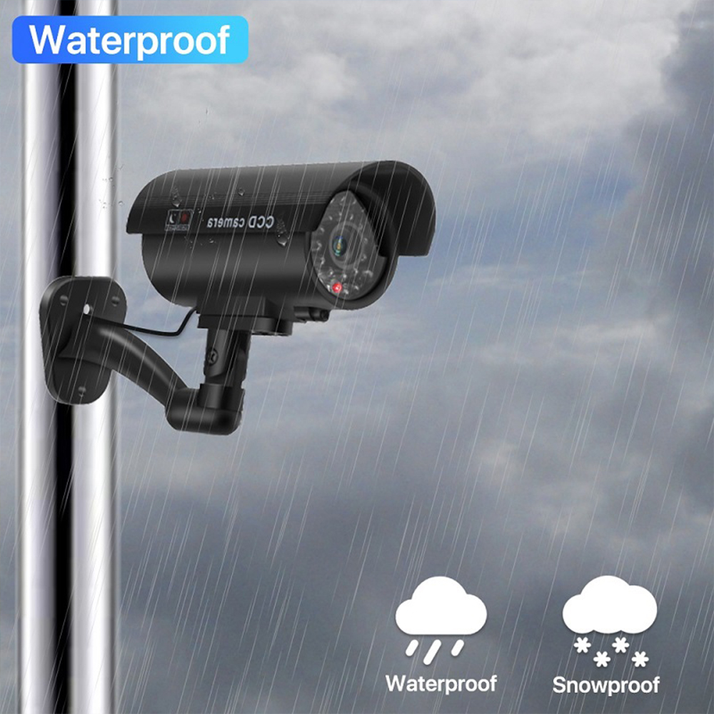 Solar Panel Dummy Surveillance - đánh giá và giá Solar Security Light