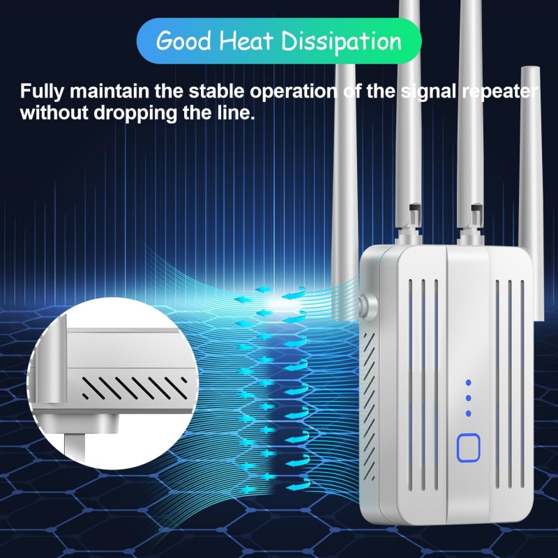 WiFi Repeater 1200Mbps Dual Ba - đánh giá và giá Home Security And Internet