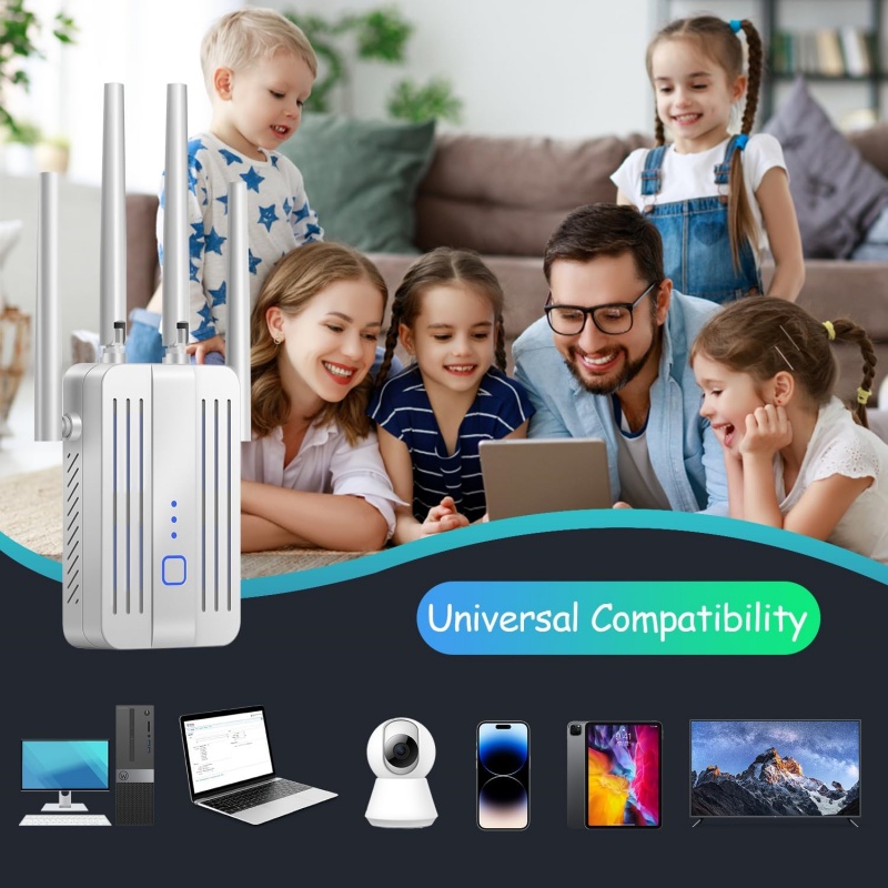 WiFi Repeater 1200Mbps Dual Ba - đánh giá và giá Home Security And Internet