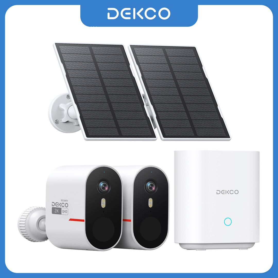 Dekco 3MP WiFi Solar Camera Sy - đánh giá và giá Home Security Kit With Camera