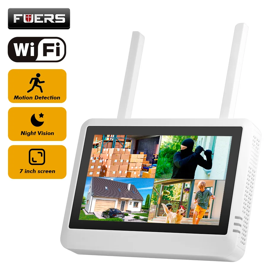 FUERS 8CH Wireless NVR Securit - đánh giá và giá Home Security System