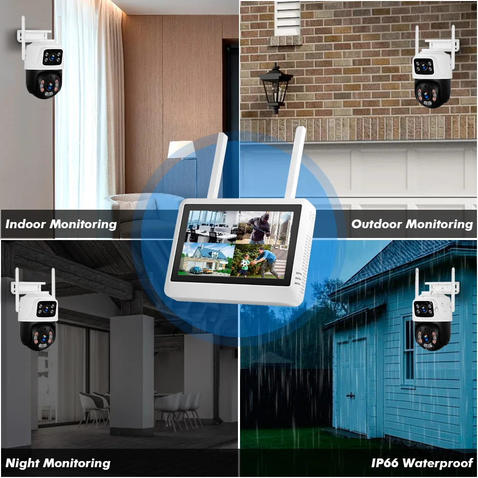 FUERS 8CH Wireless NVR Securit - đánh giá và giá Home Security System