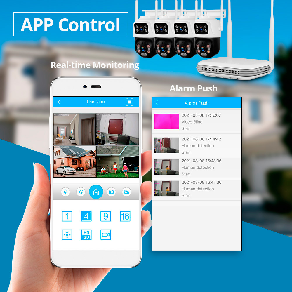 KERUI Waterproof 6MP HD Wirele - đánh giá và giá Home Security Kit With Camera