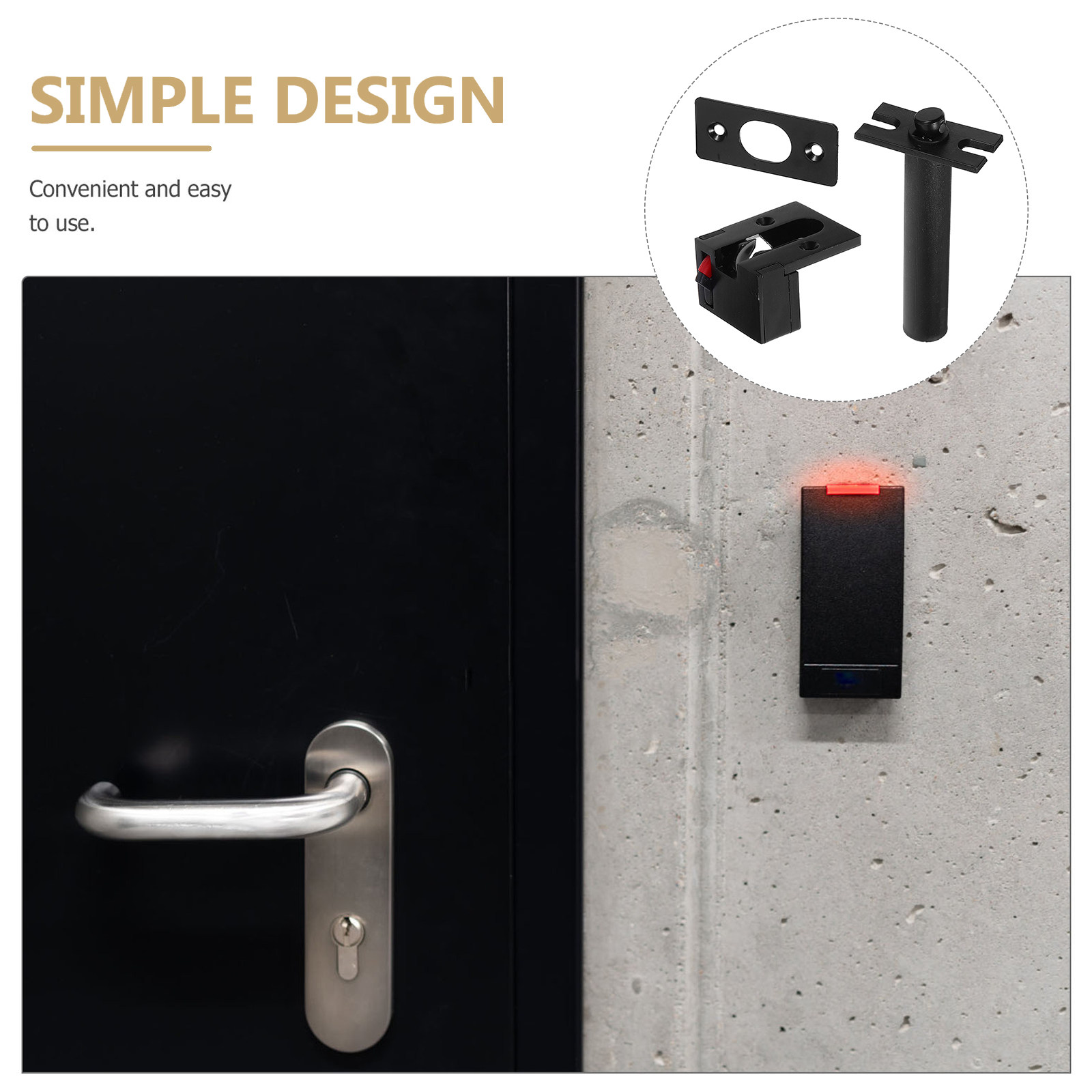 1Set Concealed Stainless Steel - đánh giá và giá Home Security Front Door
