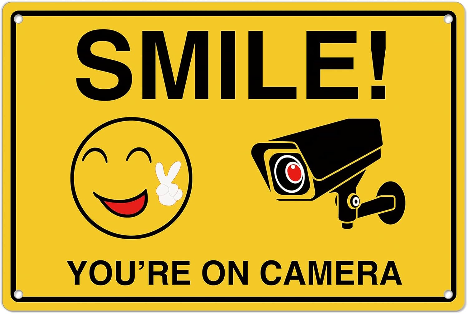Smile Youre On Camera Signs ;  - đánh giá và giá Home Security Electronics