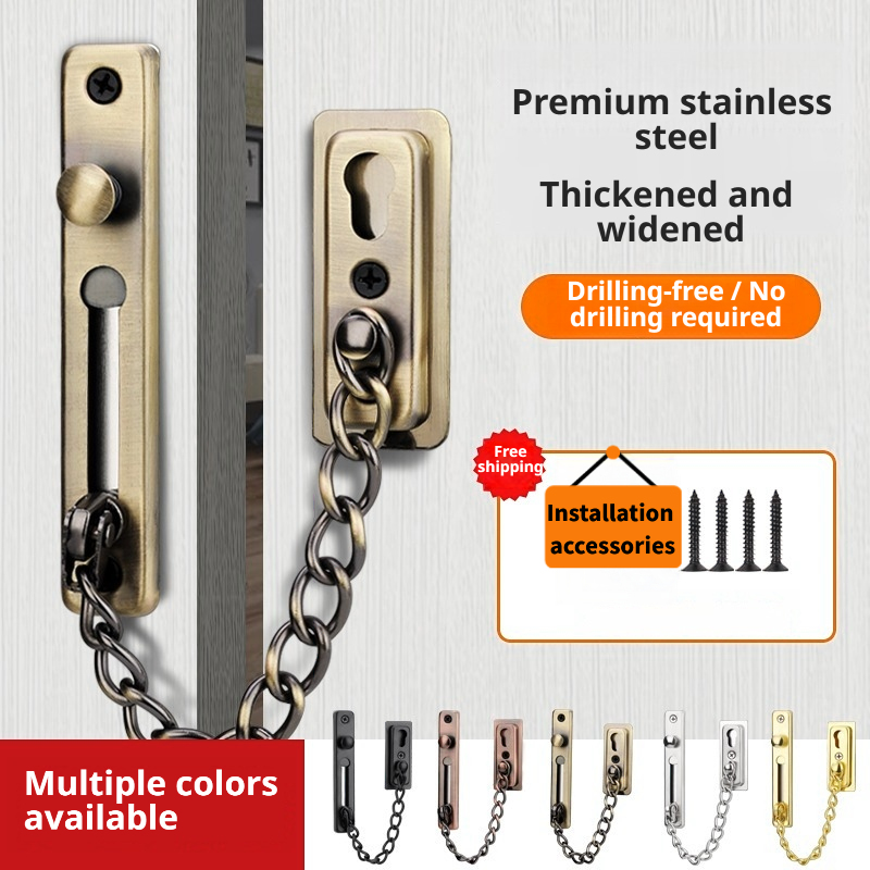 Stainless Steel Anti-Theft Doo - đánh giá và giá Door Chain Guard