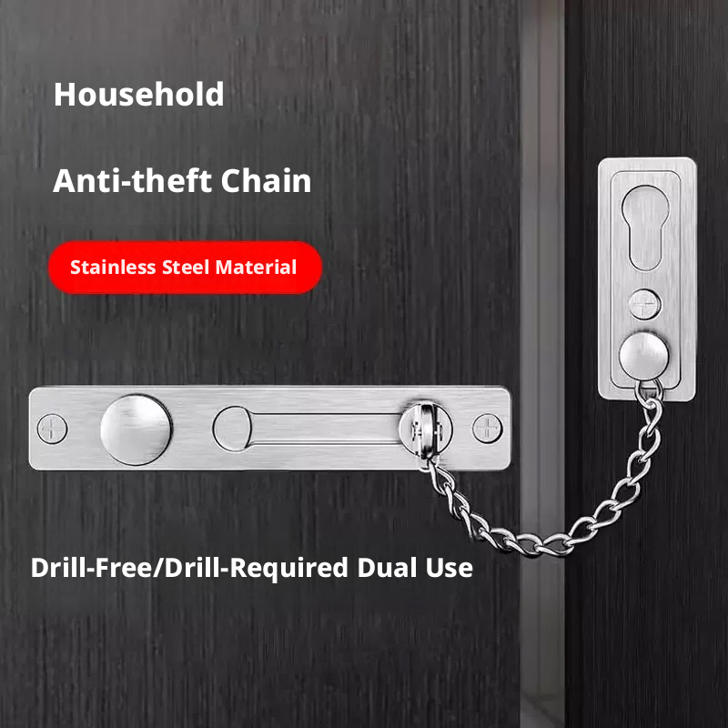 Stainless Steel Anti-Theft Doo - đánh giá và giá Door Chain Guard