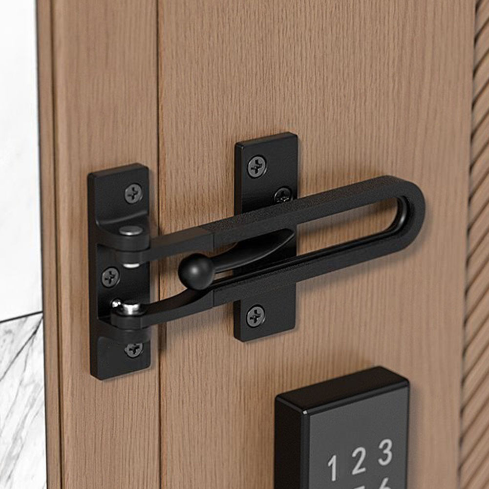 Black Zinc Alloy Door Latch Ch - đánh giá và giá Door Chain Guard