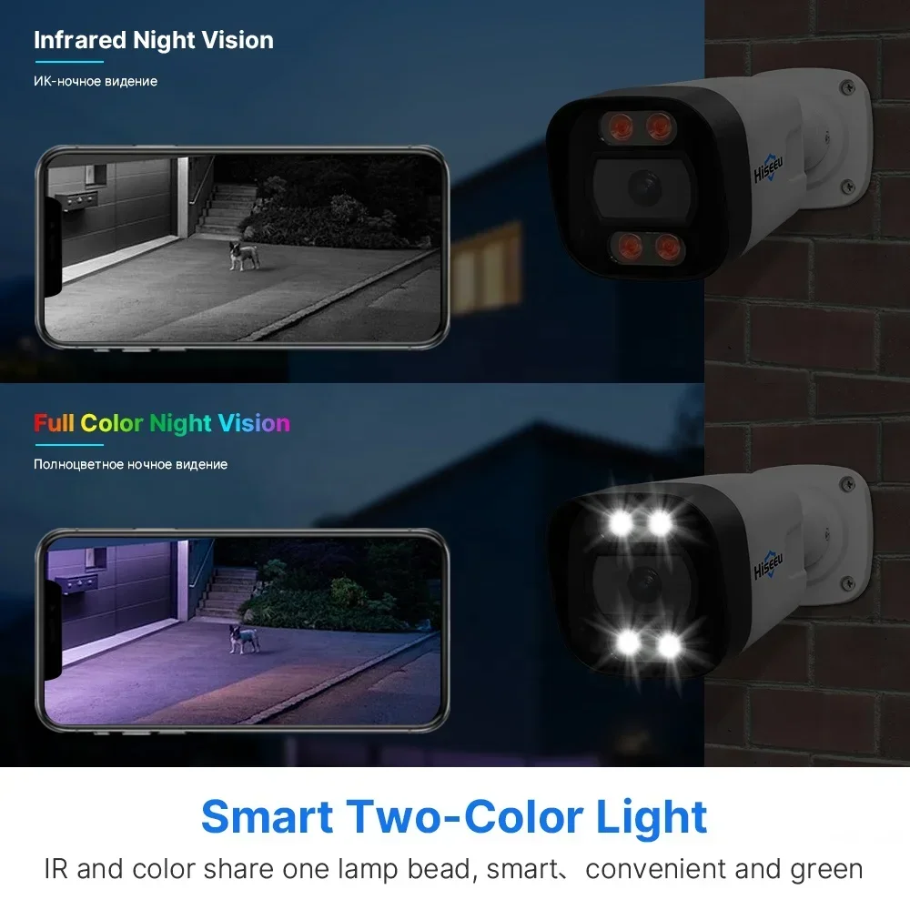 Hiseeu 4K 8channel 8mp Outdoor - đánh giá và giá Home Security Kit With Camera