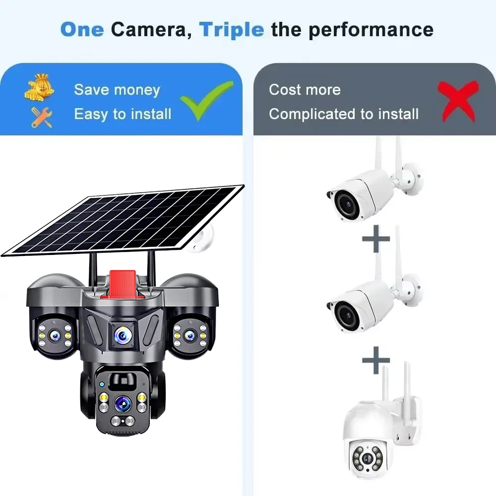 KERUI V380 Pro Outdoor PTZ 6MP - đánh giá và giá Home Security Front Door