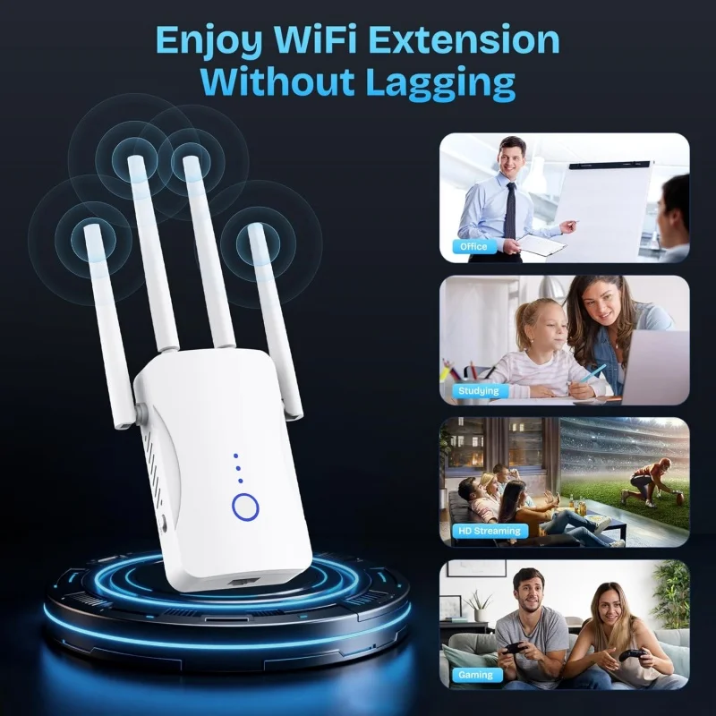 2.4G/5GHz Dual Band WiFi Repea - đánh giá và giá Home Security And Internet