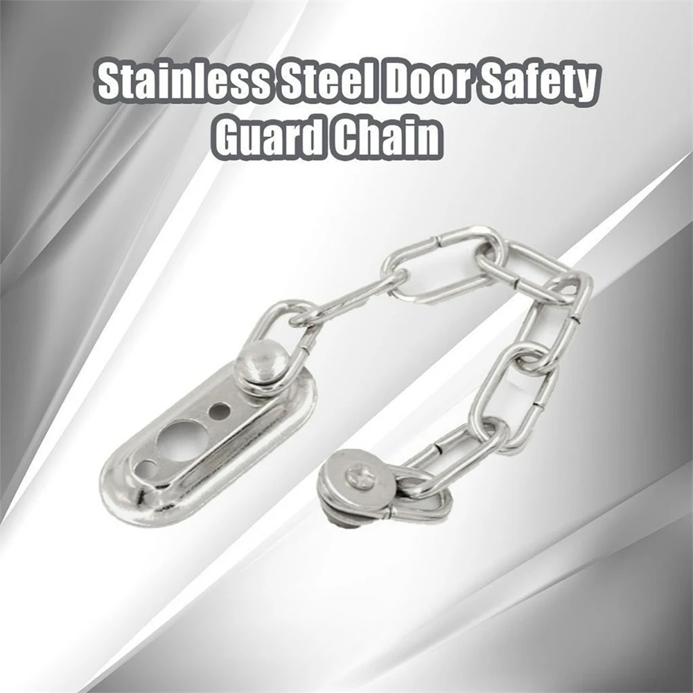 1 Pc Stainless Steel Security  - đánh giá và giá Door Chain Guard