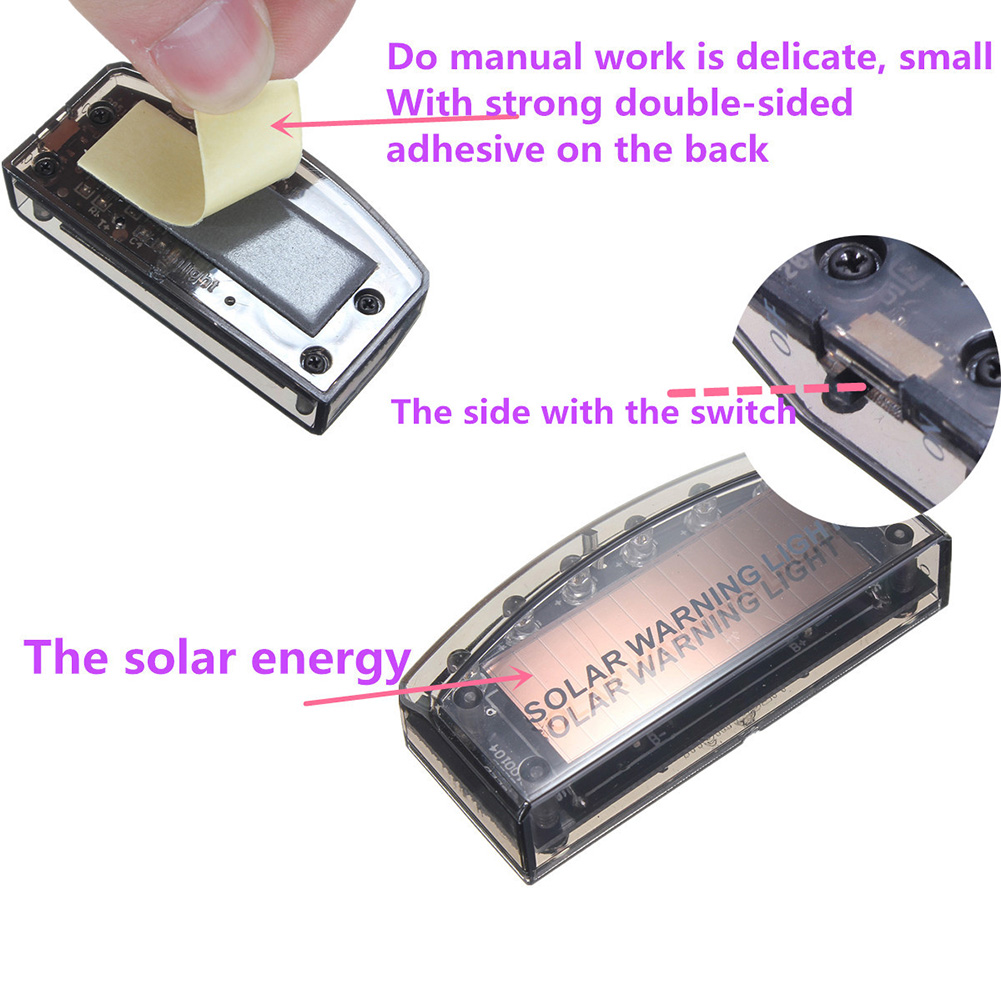6 Led Car Alarm Warning Light  - đánh giá và giá Solar Security Light