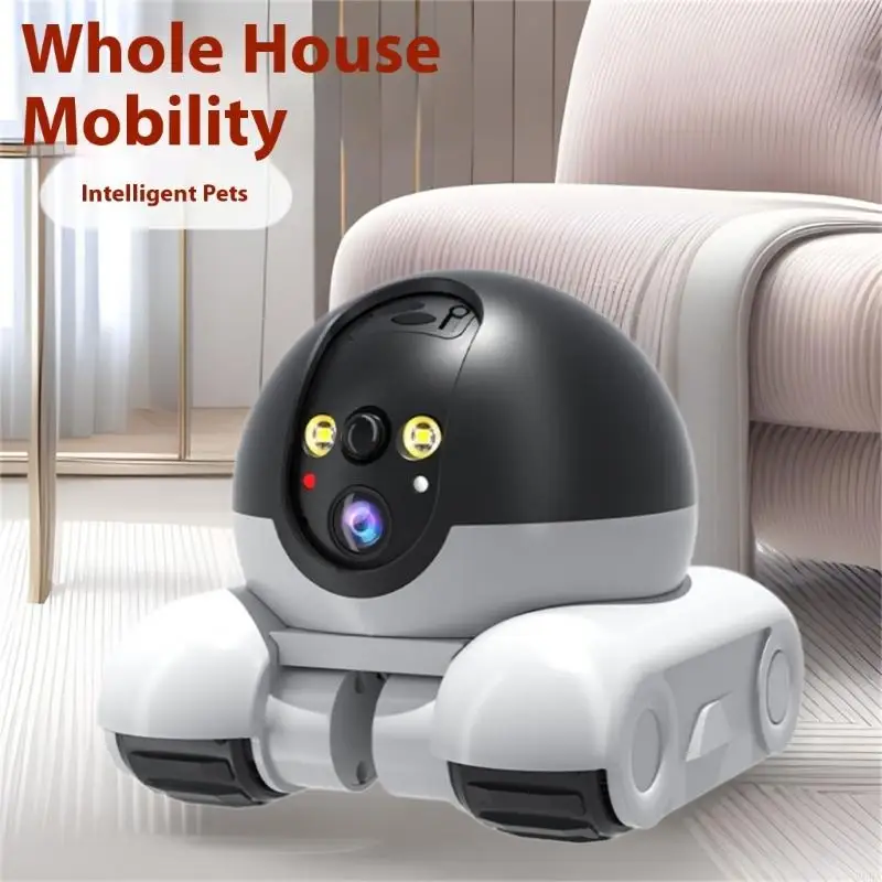 Camera thú cưng xoay 360 độ vớ - đánh giá và giá Home Security Robot
