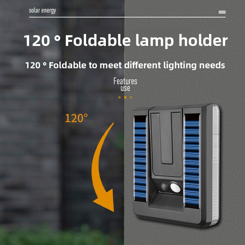 New Smart Outdoor Foldable Sol - đánh giá và giá Solar Security Light
