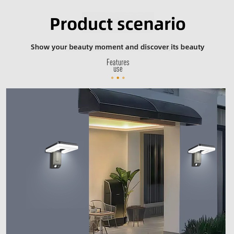 New Smart Outdoor Foldable Sol - đánh giá và giá Solar Security Light